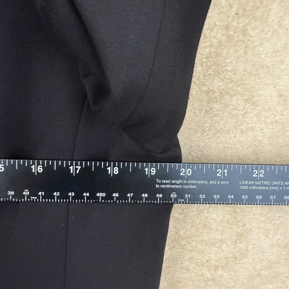 Nine West Womens Blazer Size 12 Black Fitted Career Jacket Business Chic Office - Picture 10 of 12